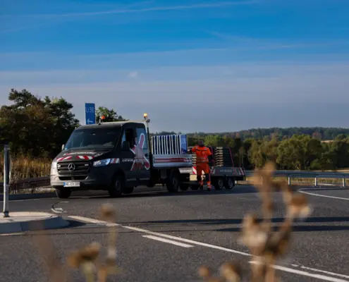 Verkehrssicherung B62
