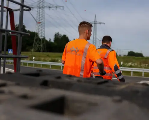 Verkehrssicherung A49