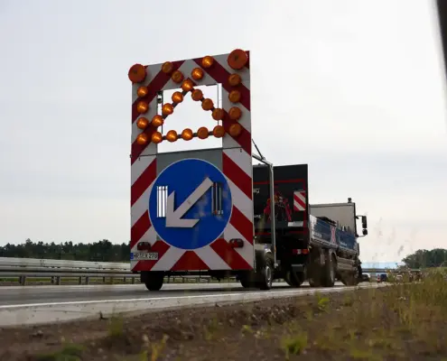 Verkehrssicherung A49