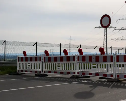 Verkehrssicherung A49
