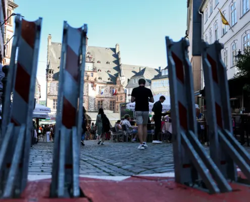 Perimeterschutz für Stadtfest / Marburg / Hessen
