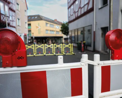 Verkehrssicherung / Straßensperrung / Events / Kirchhain