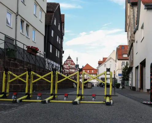 Zufahrtsschutz / Oktablock / Mifram / Kirchhain / Hessen